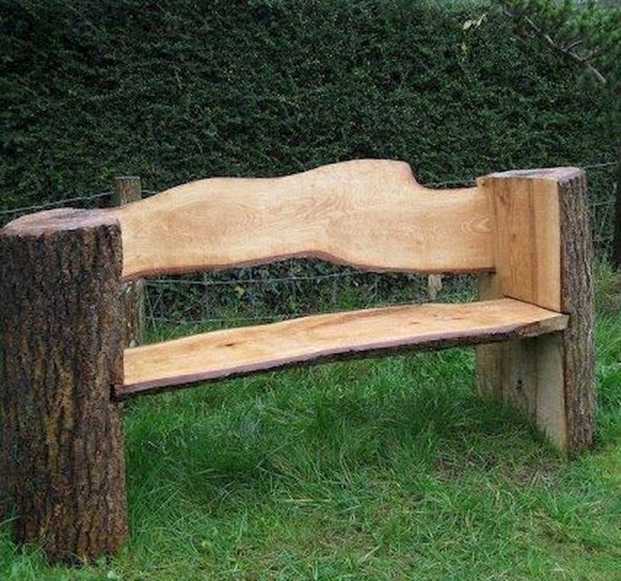 bancs en bois