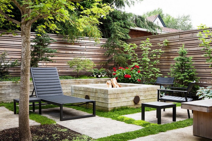 clôture à lamelles