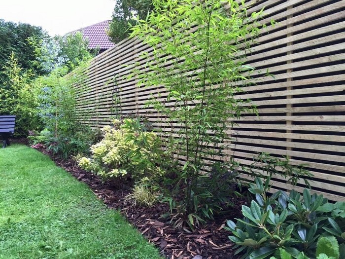 clôture à lamelles