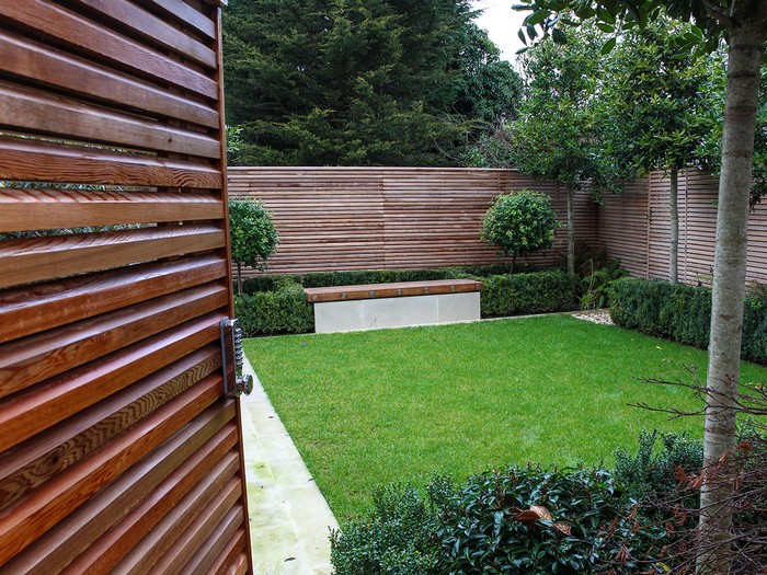 clôture à lamelles