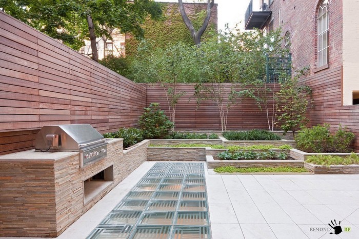 clôture à lamelles