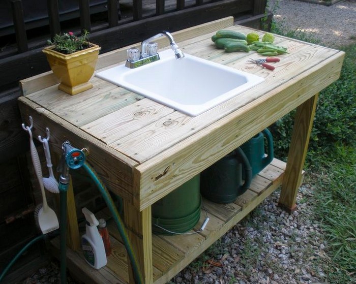 lavabo de jardin
