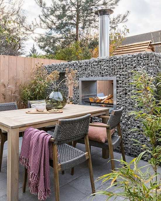 décoration de la cour d'une maison privée