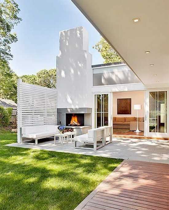 décoration de la cour d'une maison privée