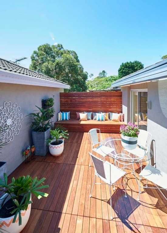 décoration de la cour d'une maison privée