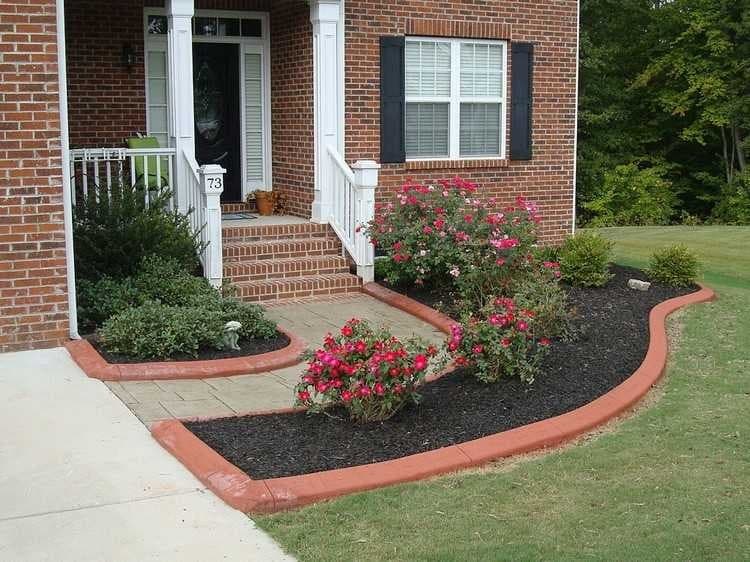 conception de parterre de fleurs