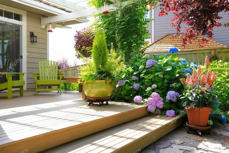 conception de parterre de fleurs