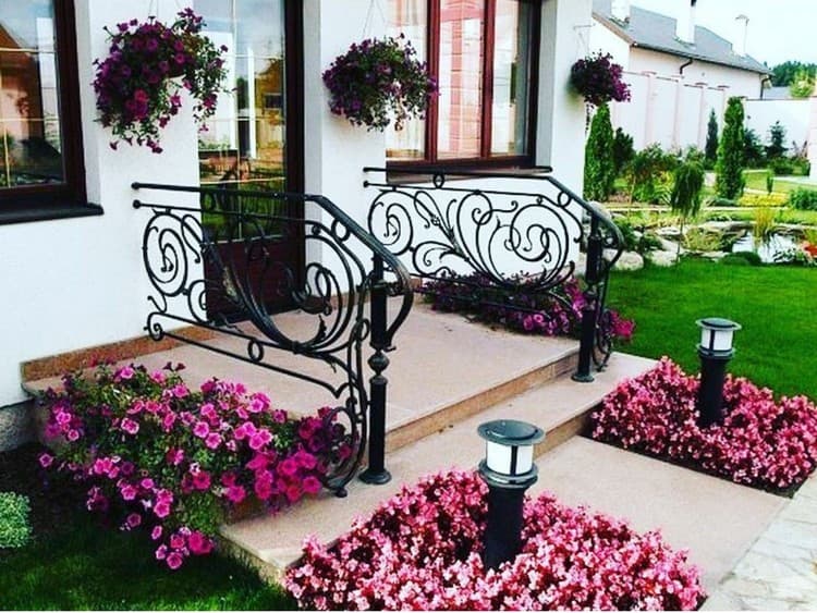 conception de parterre de fleurs