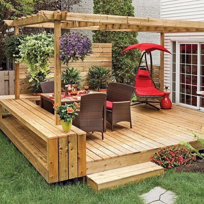 conception de cour privée