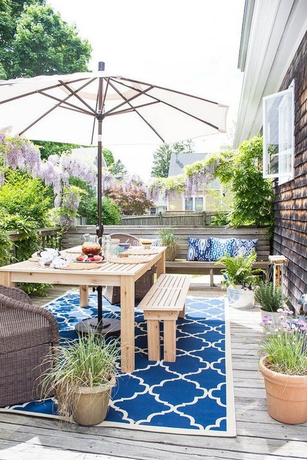 mobilier d'extérieur en bois