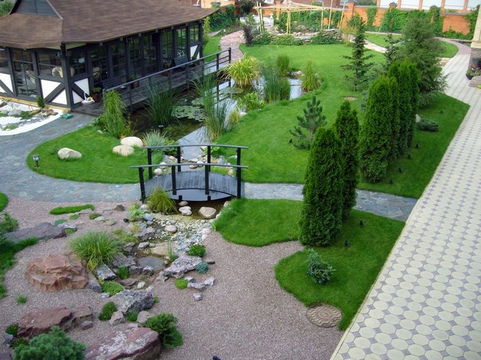 aménagement de la cour