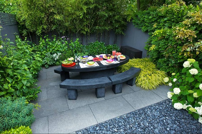 aménagement de la cour