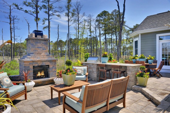 aménagement de la cour