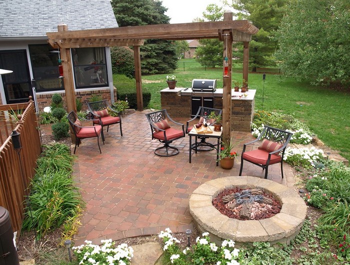 aménagement de la cour