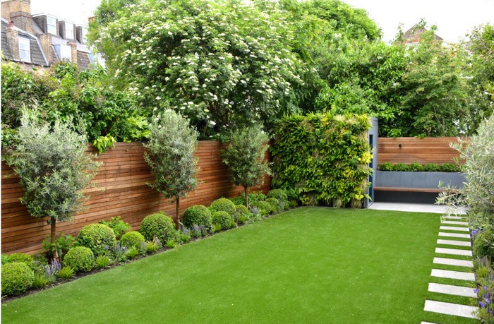 conception de cour de maison privée