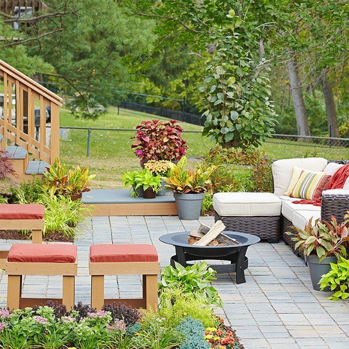 conception de cour de maison privée