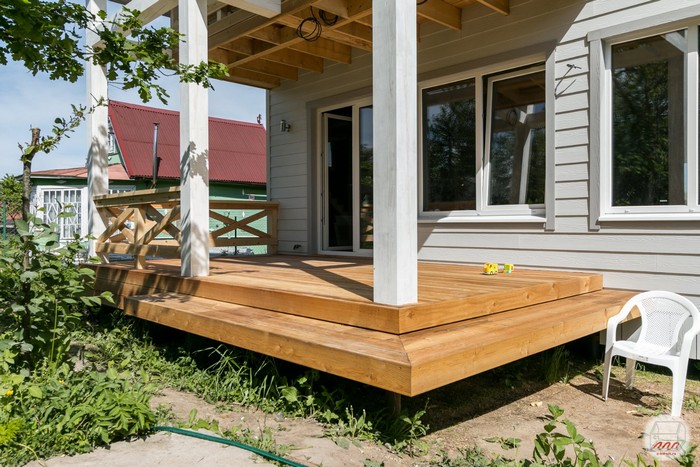 terrasse dans une maison privée