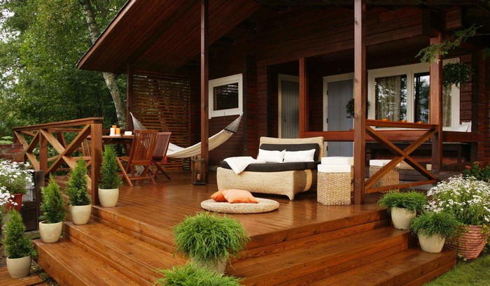 terrasse à la maison