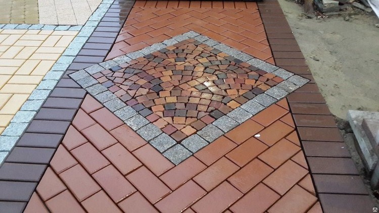 pose de briques de clinker