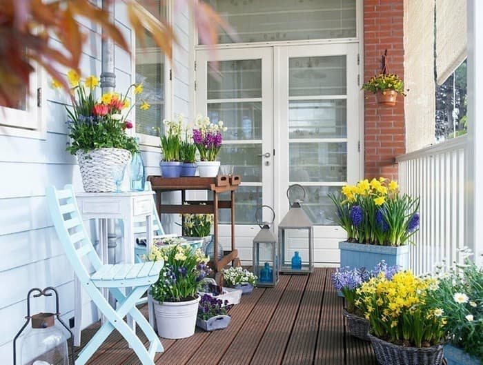 aménagement de la terrasse