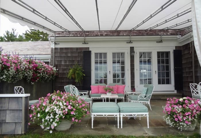 aménagement de la terrasse