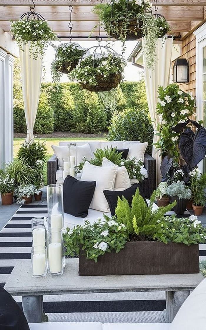 aménagement de la terrasse