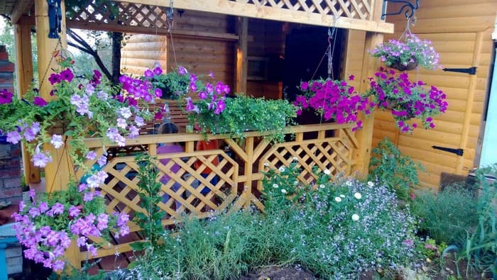 aménagement de la terrasse