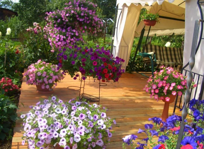 aménagement de la terrasse