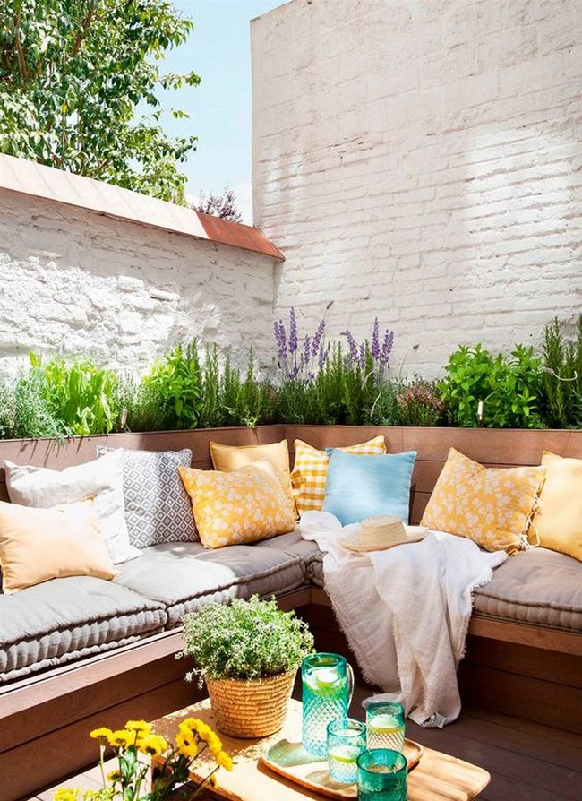 terrasse dans la conception de la maison