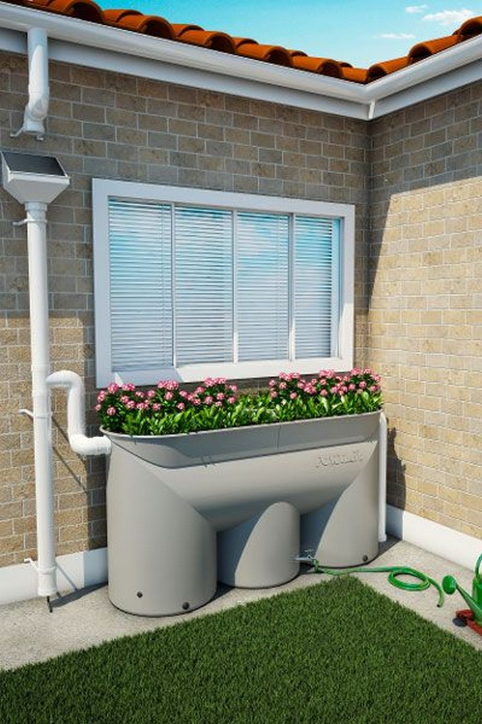 Conteneur pour recueillir l'eau de pluie