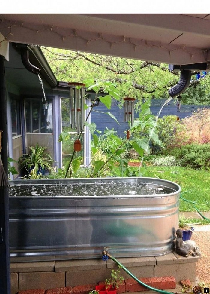 Conteneur pour recueillir l'eau de pluie