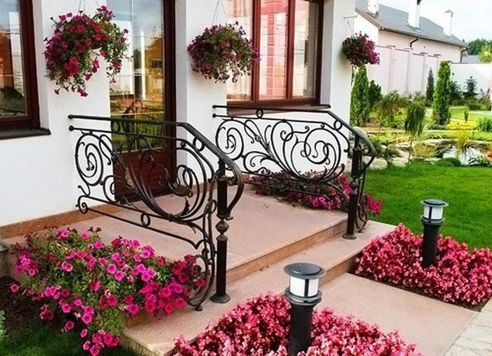 conception de parterre de fleurs