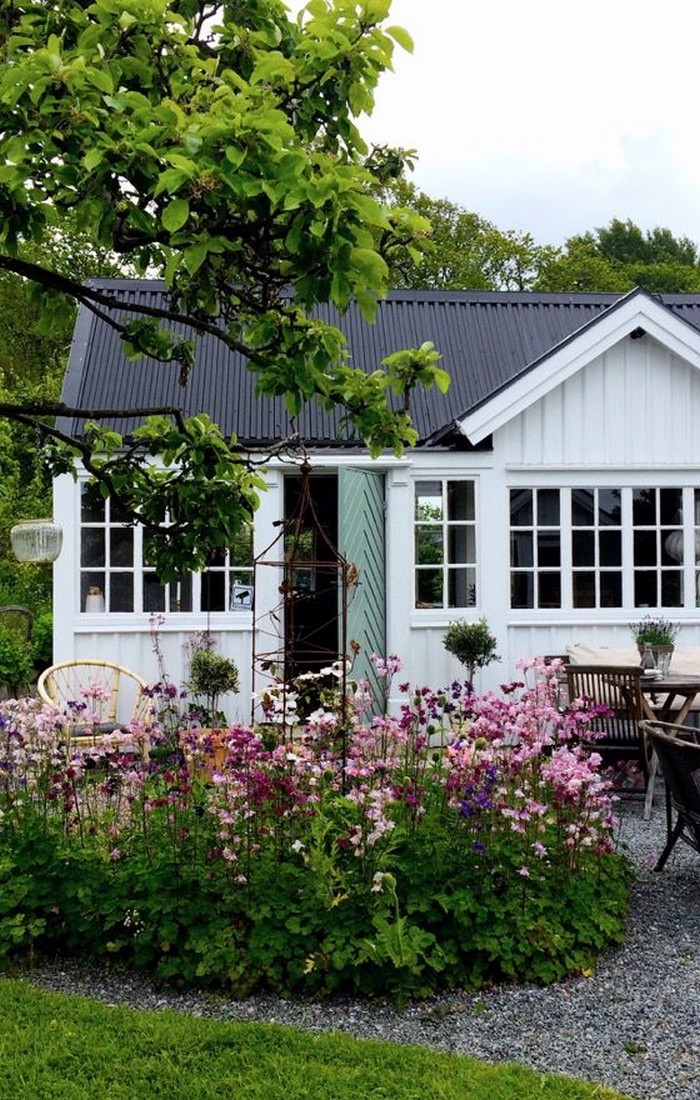 conception de parterre de fleurs