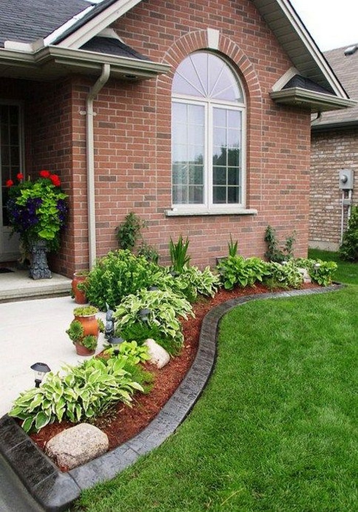 conception de parterre de fleurs