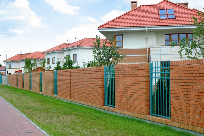 Clôtures en briques