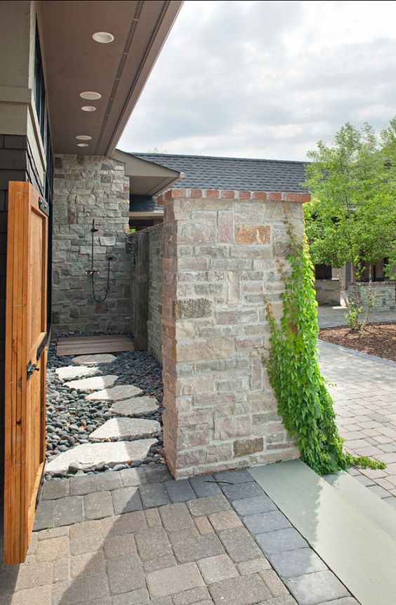 DIY douche extérieure