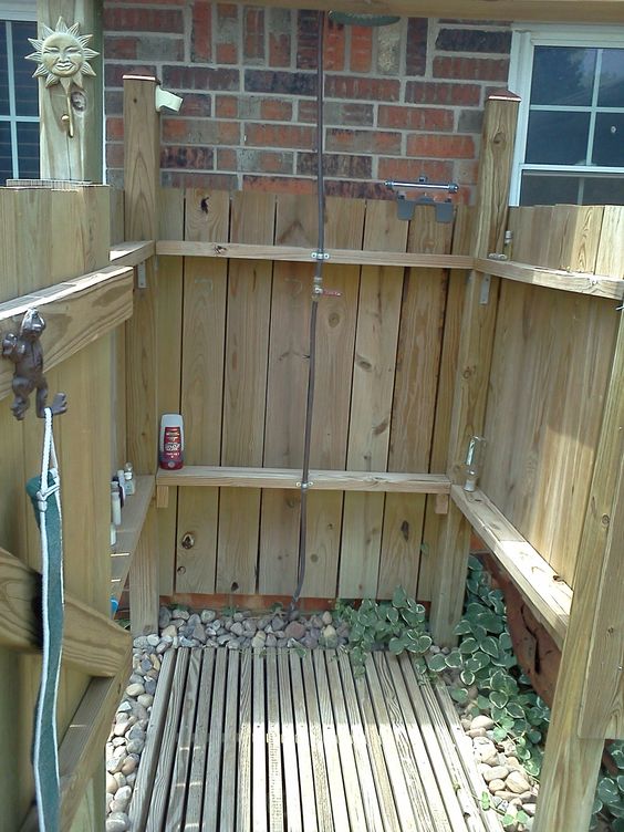 DIY douche extérieure