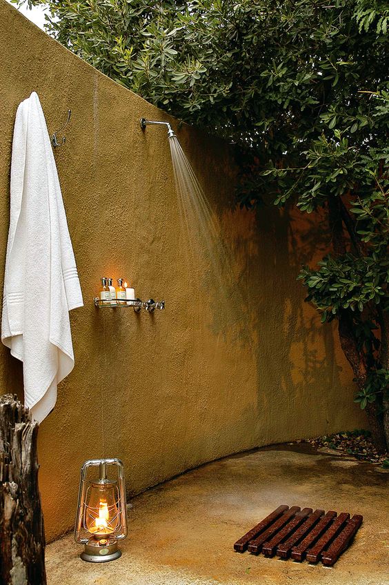 DIY douche extérieure