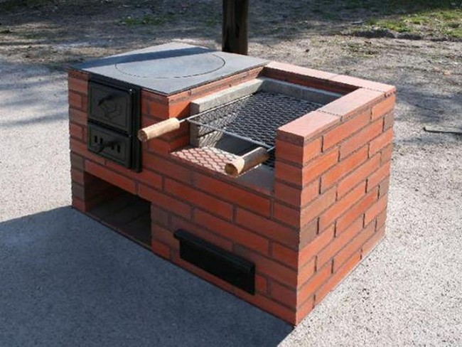 Brasero en brique