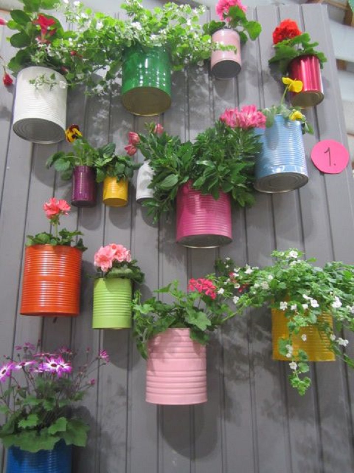 Parterres de fleurs verticaux bricolage