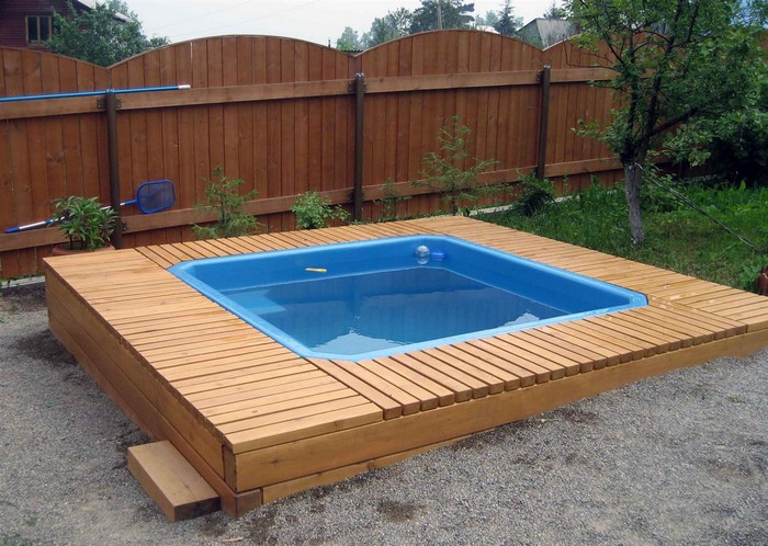 Piscine pour chalets d'été