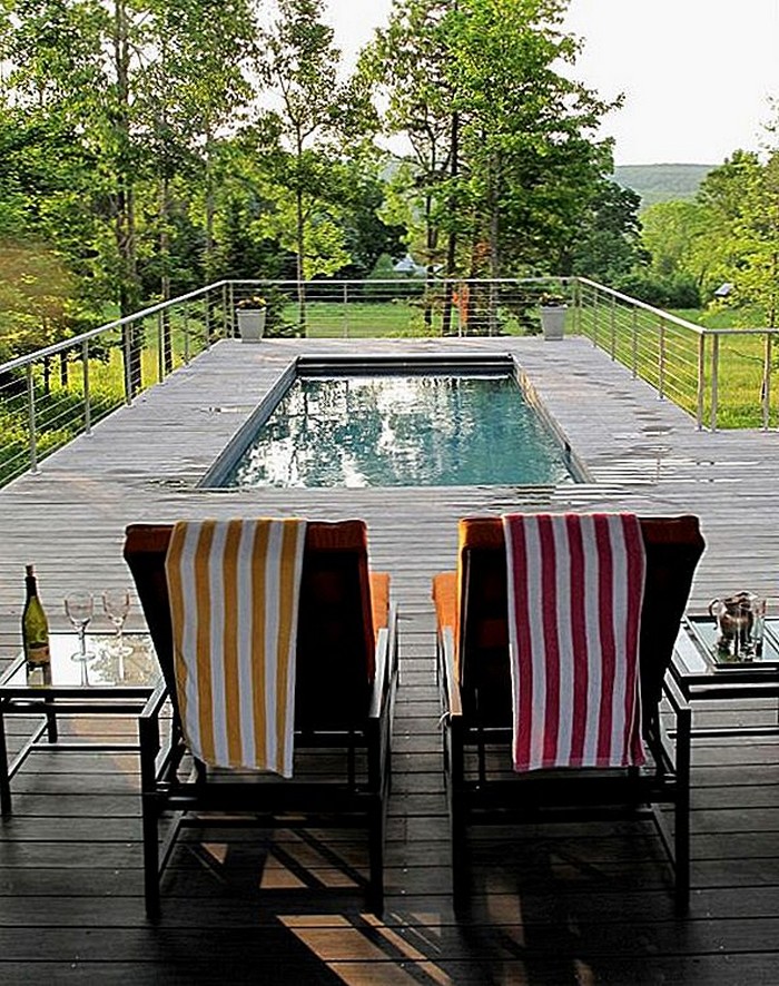 Piscine pour chalets d'été
