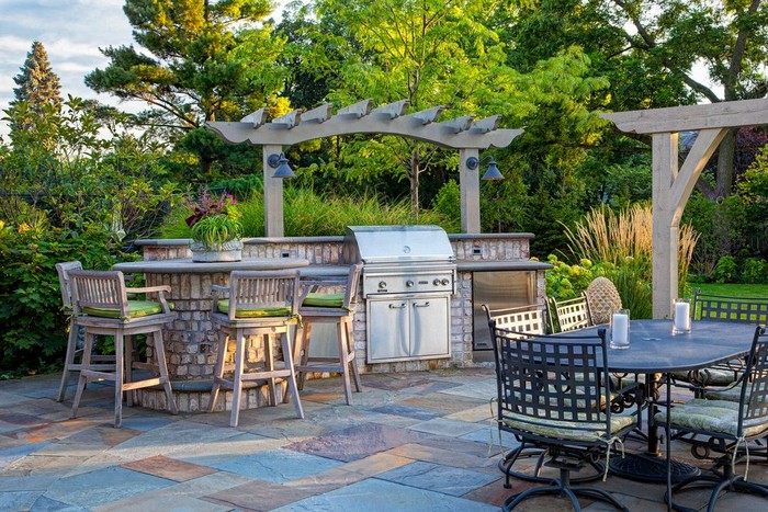 Conception de cuisine de salle à manger