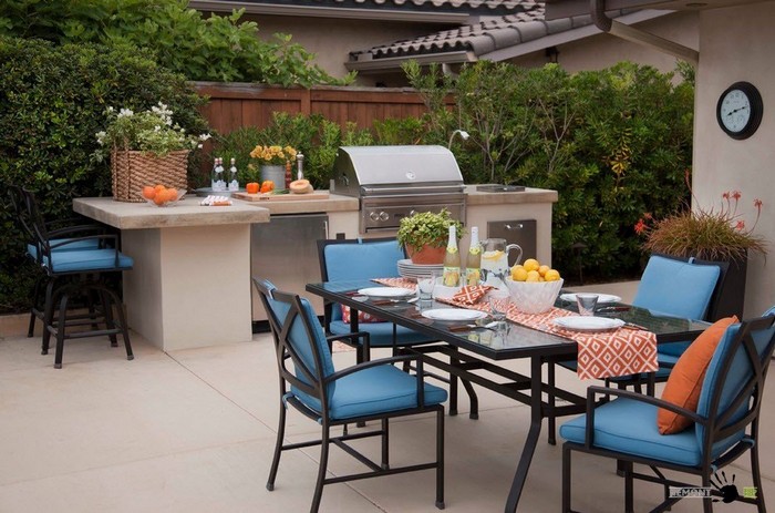 Conception de cuisine de salle à manger