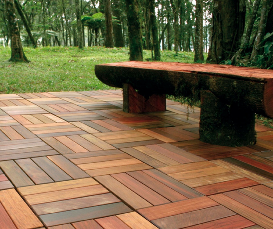 Allées de jardin en bois