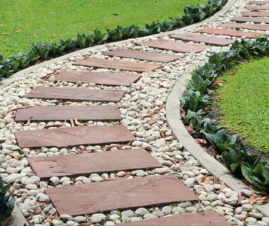 Allées de jardin en bois