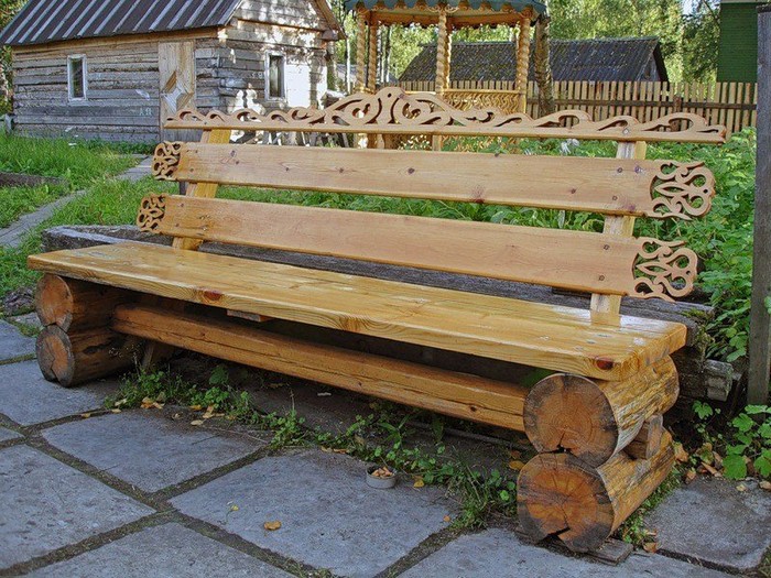 Banc en bois