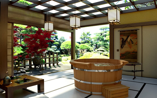 Police extérieure au feu de bois