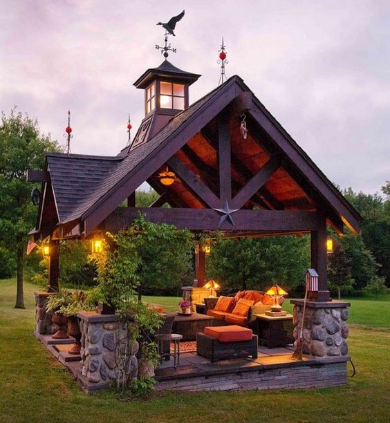 Gazebos de jardin pour offrir