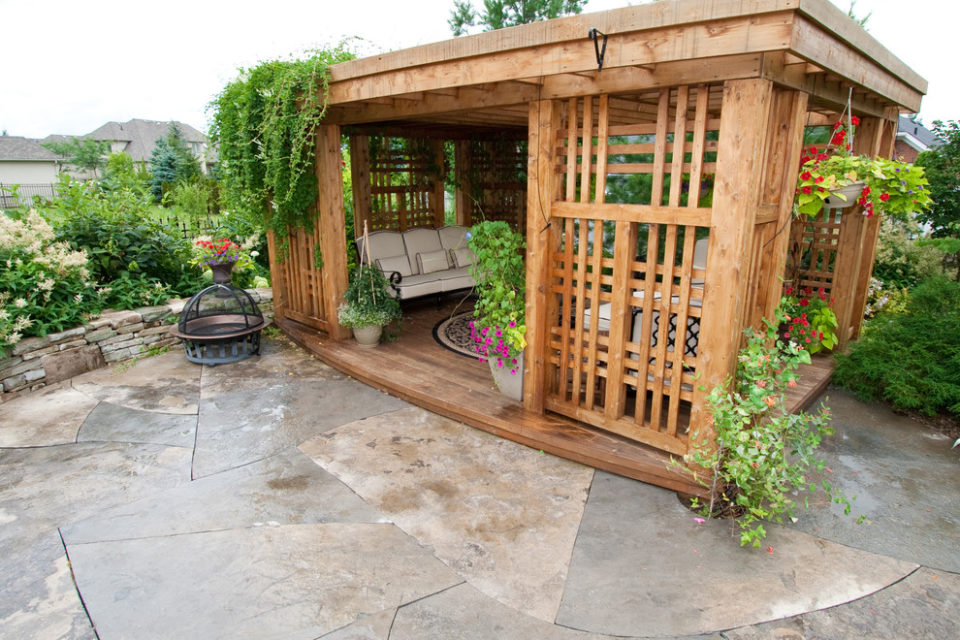 Gazebos de jardin pour offrir